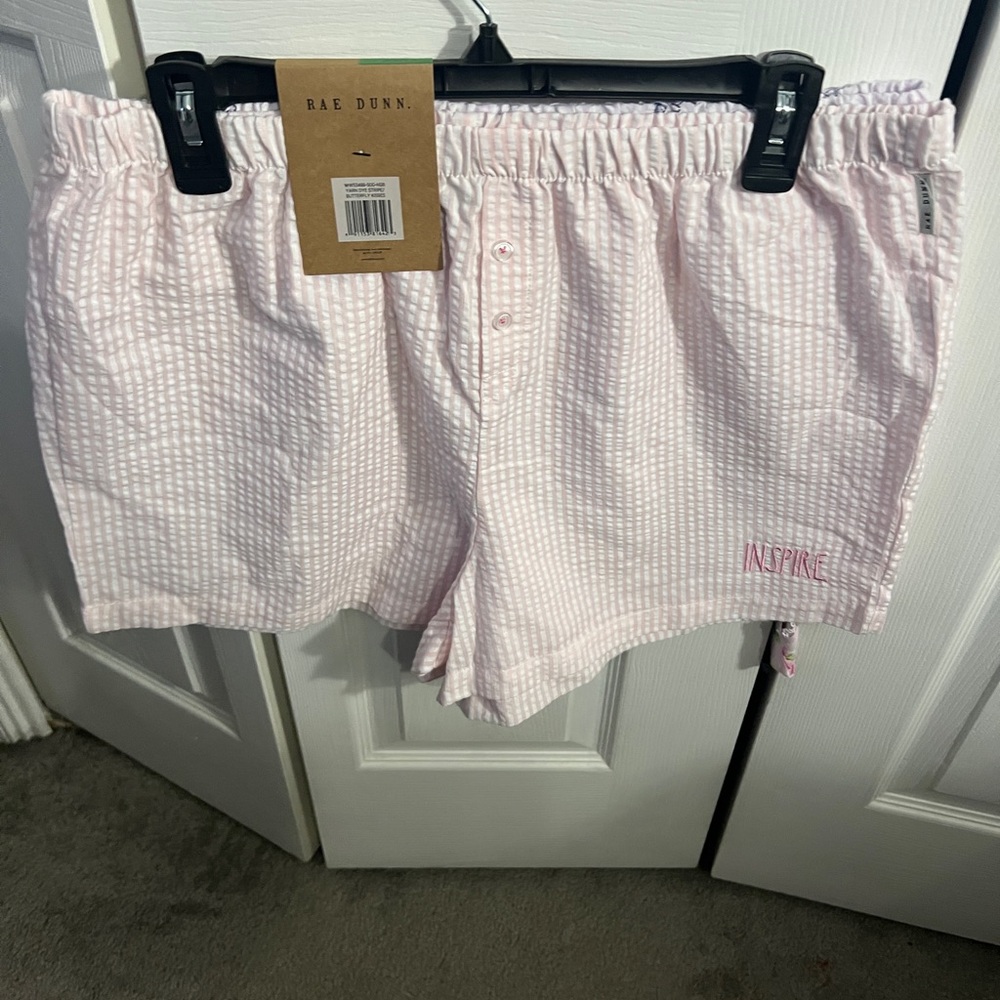 Rae Dunn Pajamas Shorts Elastic Waist - Picture 6 of 10